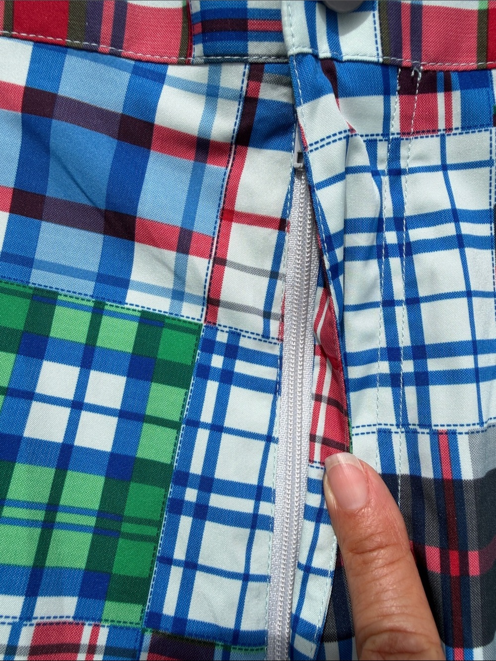 Callaway Chevron Plaid Flat Front Shorts Collegiate Quiet Luxury Preppy Golf 34 - Picture 4 of 10